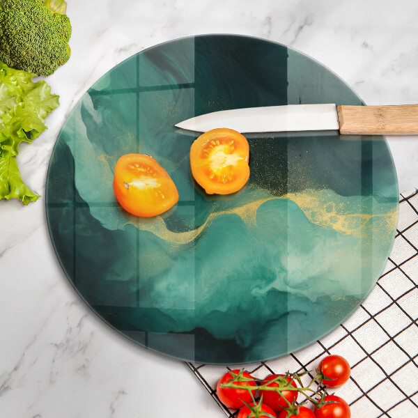Tagliere in vetro temperato Verde bottiglia