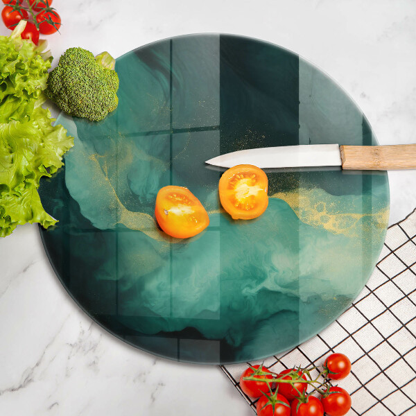 Tagliere in vetro temperato Verde bottiglia
