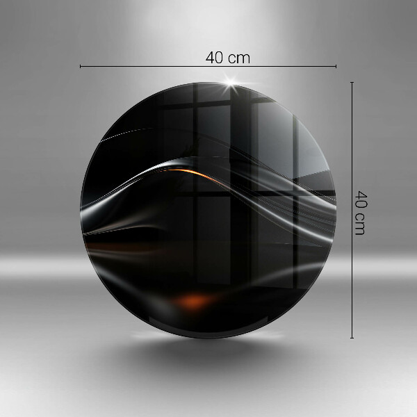 Tagliere in vetro temperato Progettazione 3D astratta