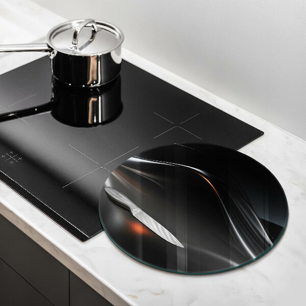 Tagliere in vetro temperato Progettazione 3D astratta