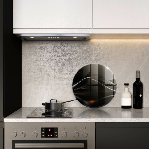 Tagliere in vetro temperato Progettazione 3D astratta