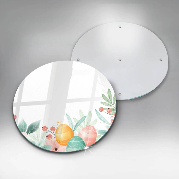 Tagliere in vetro uova di Pasqua