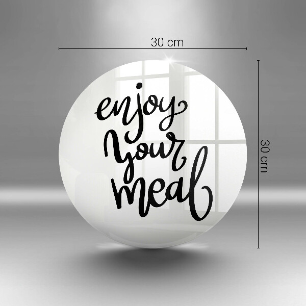 Tagliere in vetro temperato Enjoy your meal