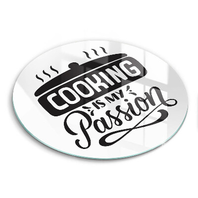 Tagliere in vetro Cucinare è la mia passione