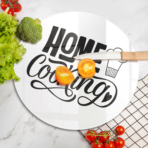 Tagliere in vetro Home cooking