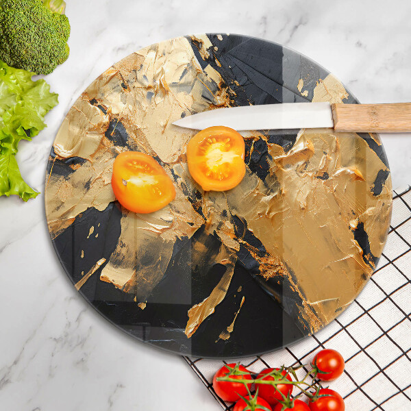 Tagliere in vetro temperato Texture di vernice elegante