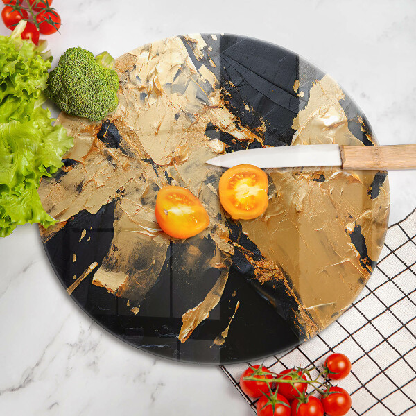 Tagliere in vetro temperato Texture di vernice elegante