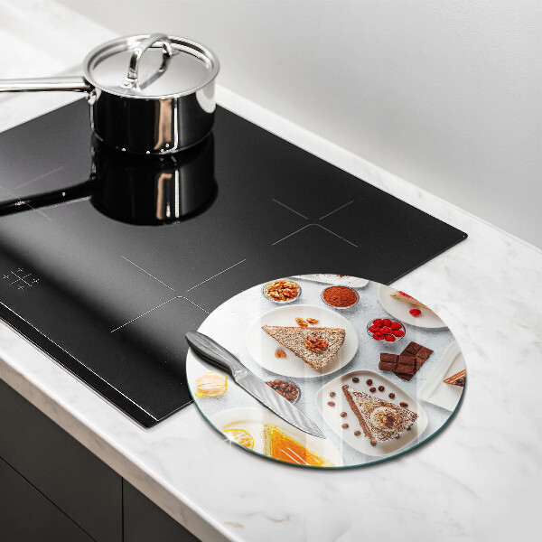 Tagliere in vetro temperato La dolcezza della torta