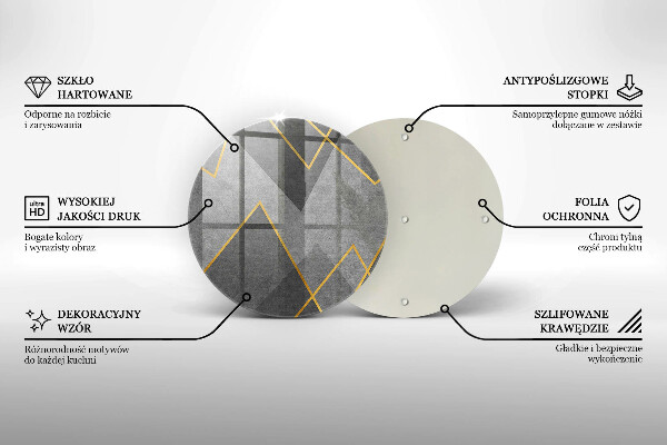 Tagliere in vetro temperato Forme taglienti
