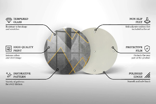 Tagliere in vetro temperato Forme taglienti