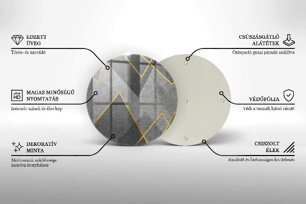 Tagliere in vetro temperato Forme taglienti