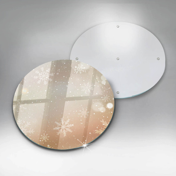 Tagliere in vetro temperato Fiocchi di neve