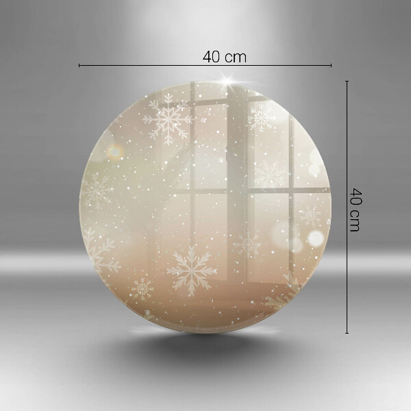 Tagliere in vetro temperato Fiocchi di neve