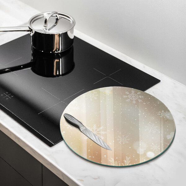 Tagliere in vetro temperato Fiocchi di neve