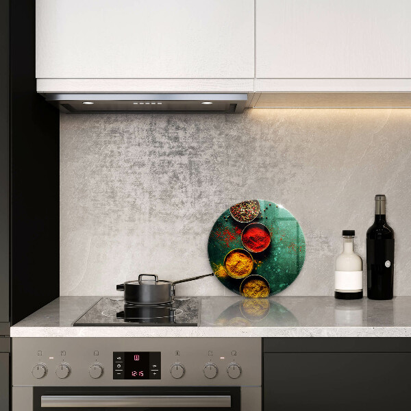 Tagliere in vetro temperato Spezie orientali