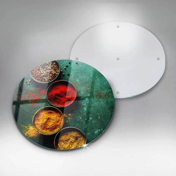 Tagliere in vetro temperato Spezie orientali