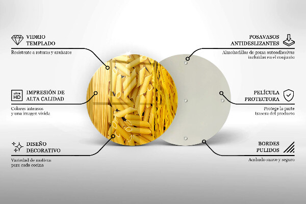 Tagliere in vetro temperato Pasta