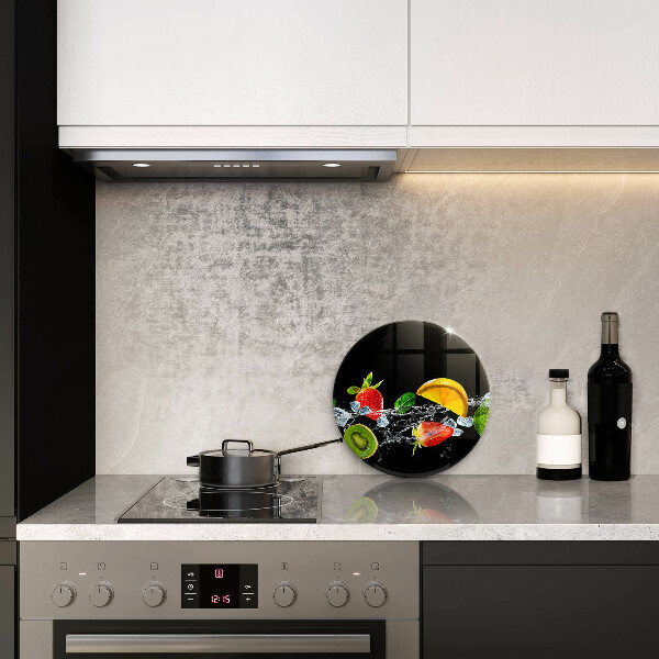 Tagliere in vetro temperato Frutta in acqua