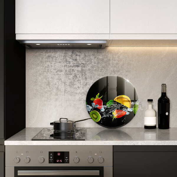 Tagliere in vetro temperato Frutta in acqua