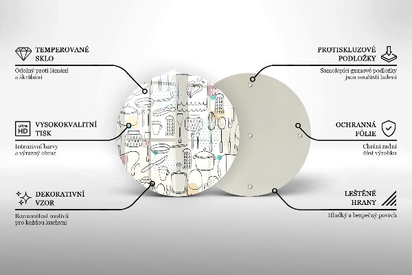 Tagliere in vetro temperato Accessori per la cucina