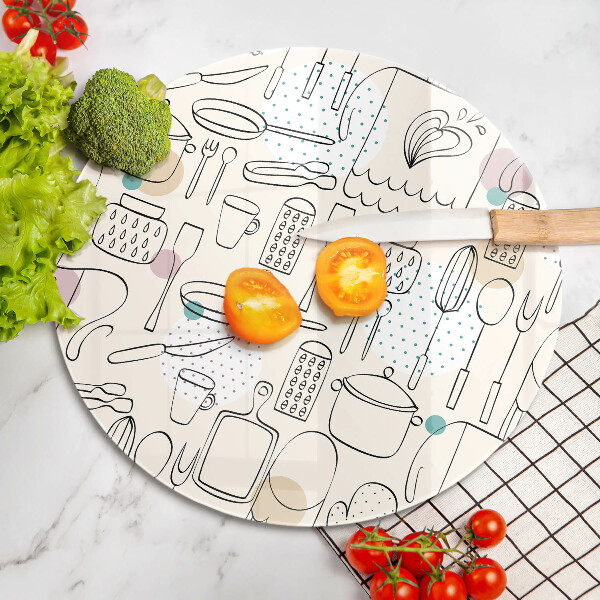 Tagliere in vetro temperato Accessori per la cucina