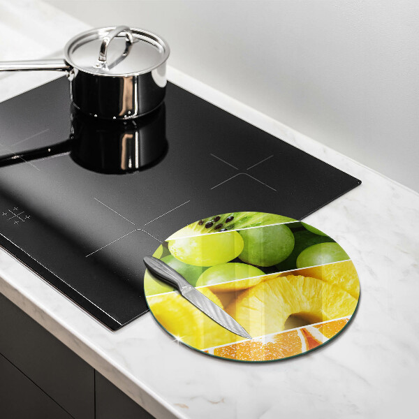 Tagliere in vetro temperato Frutti colorati