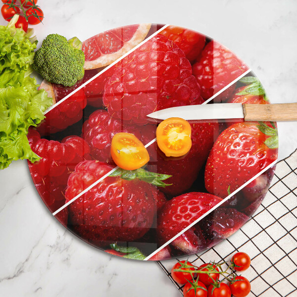 Tagliere in vetro temperato Frutti colorati