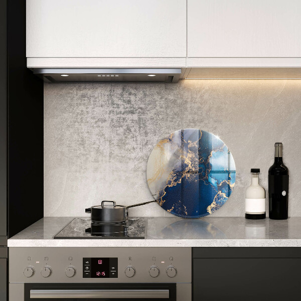 Tagliere in vetro temperato Sfondo elegante e oro