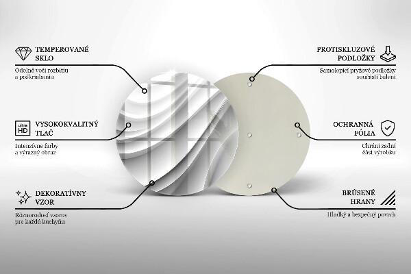 Tagliere in vetro temperato Linee geometriche