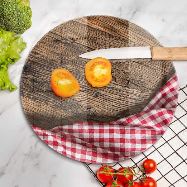 Tagliere in vetro temperato Tavolo di legno