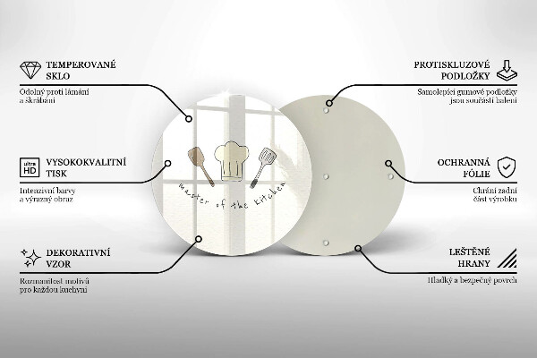 Tagliere in vetro temperato Maestro della cucina