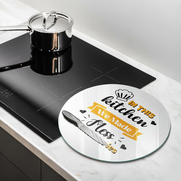 Tagliere in vetro temperato In questa cucina abbiamo creato disordine e ricordi