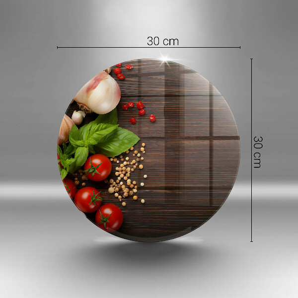 Tagliere in vetro temperato Verdure sul tavolo