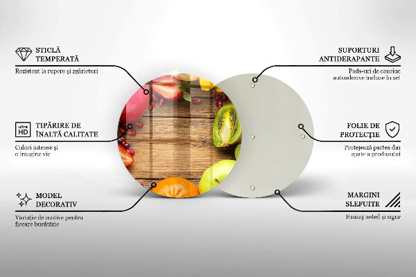 Tagliere in vetro temperato Frutta fresca