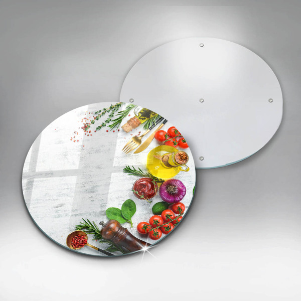 Tagliere in vetro temperato Verdure e spezie