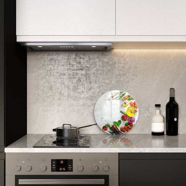 Tagliere in vetro temperato Verdure e spezie