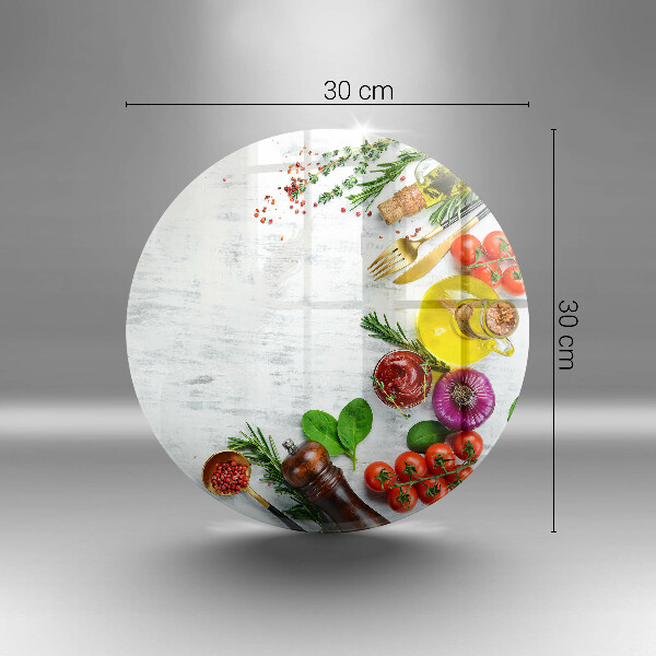 Tagliere in vetro temperato Verdure e spezie