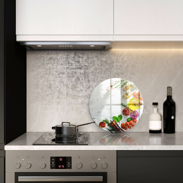 Tagliere in vetro temperato Verdure e spezie