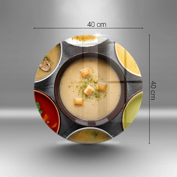 Tagliere in vetro temperato Zuppe colorate