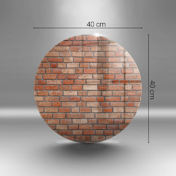 Tagliere in vetro Muro di mattoni