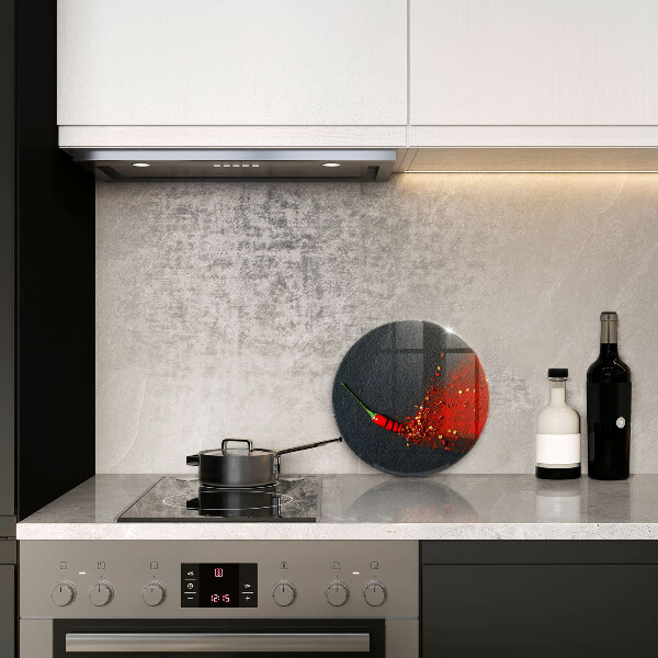 Tagliere in vetro Peperoncino