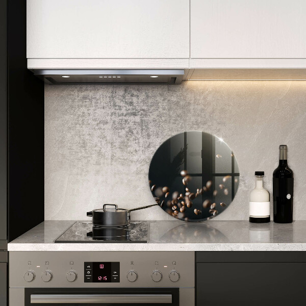 Tagliere in vetro Chicchi di caffè che cadono