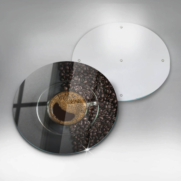 Tagliere in vetro Caffè e fagioli