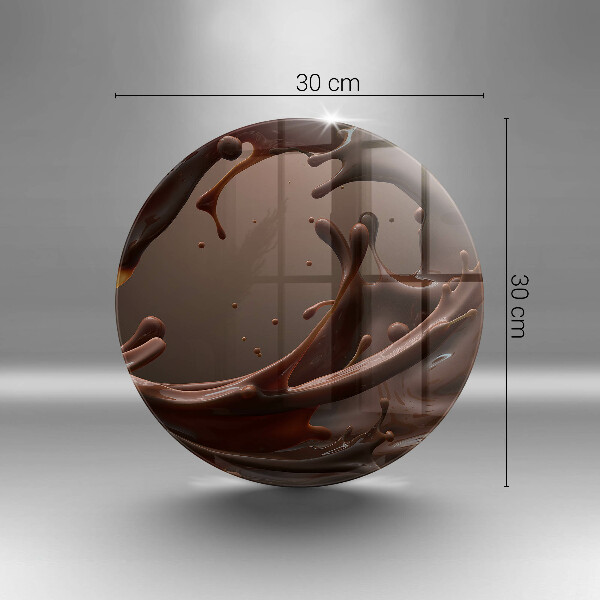 Tagliere in vetro temperato Cioccolato liquido