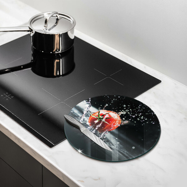 Tagliere in vetro temperato Pomodoro in acqua