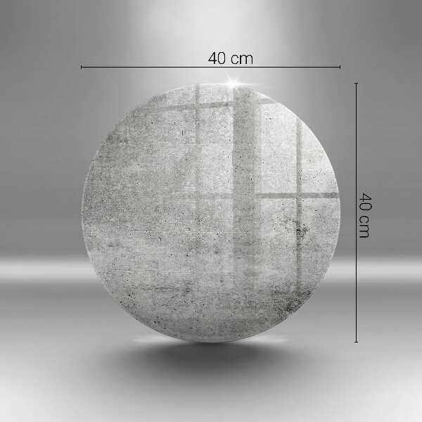 Tagliere in vetro temperato Struttura concreta