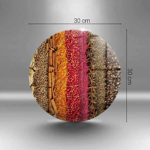 Tagliere in vetro temperato Spezie colorate