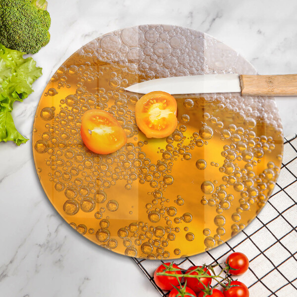 Tagliere in vetro temperato Bevi schiuma di birra