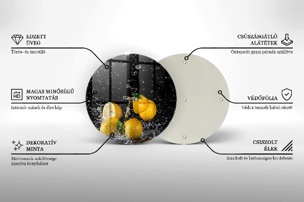 Tagliere in vetro Succoso frutto di limone