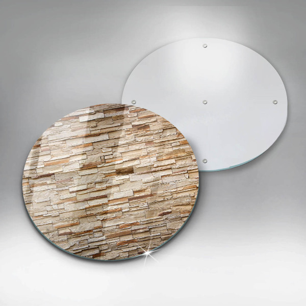 Tagliere in vetro Texture di pietre decorative
